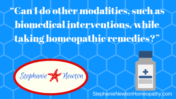 Can homeopathy be done alongside other healing modalities?